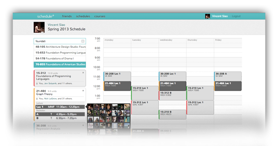 Schedule-screen